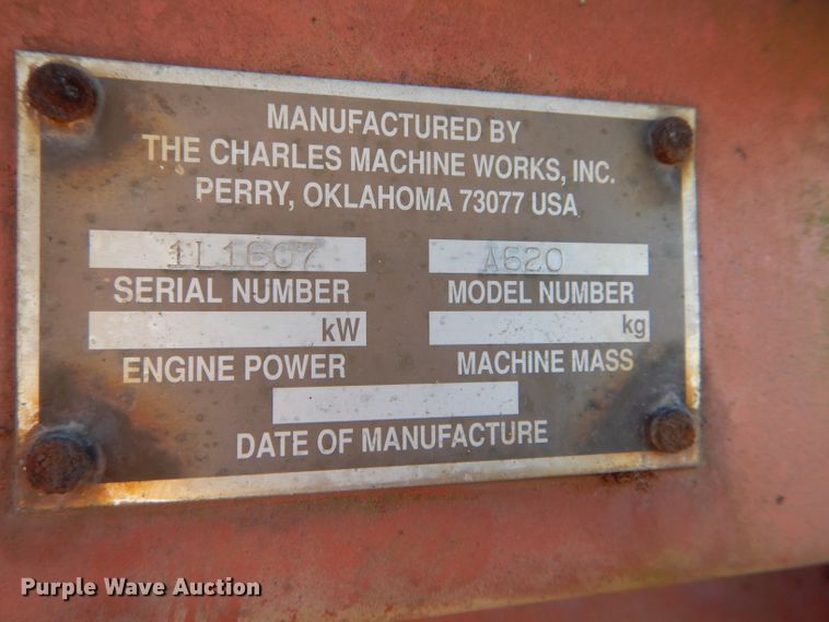 image for item DH6928 1994 Ditch Witch 7610 trencher