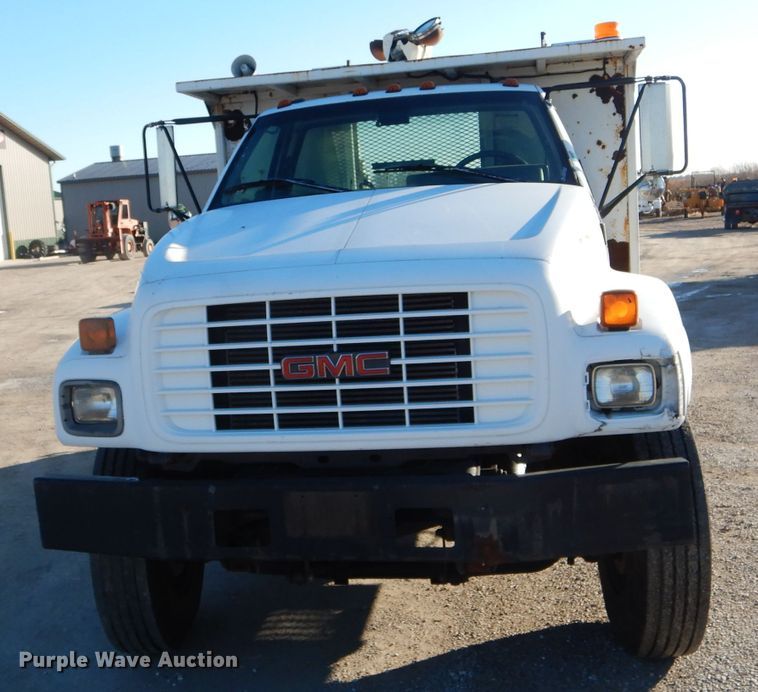 image for item DH6933 1997 GMC C8500 cable reel truck