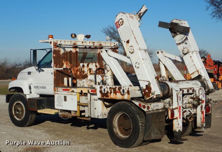 image for item DH6933 1997 GMC C8500 cable reel truck