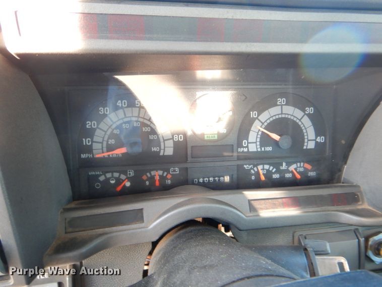 image for item DH6933 1997 GMC C8500 cable reel truck