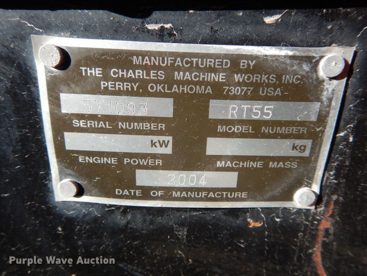 image for item DH6937 2004 Ditch Witch RT55 trencher