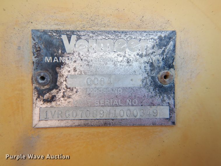 image for item DH6943 Vermeer CC135 rock saw