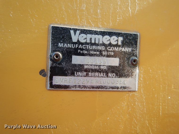 image for item DH6943 Vermeer CC135 rock saw