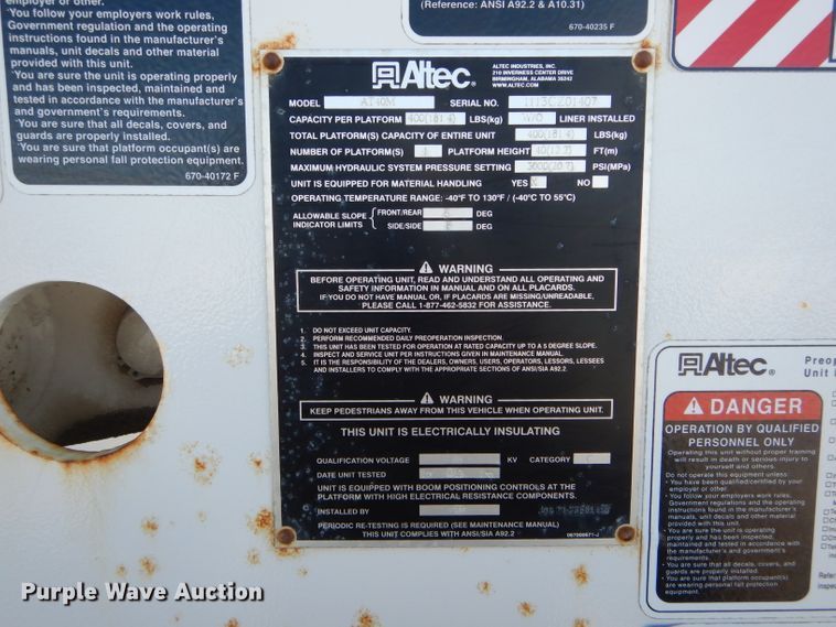 image for item DH6963 2013 Dodge Ram 5500 bucket truck