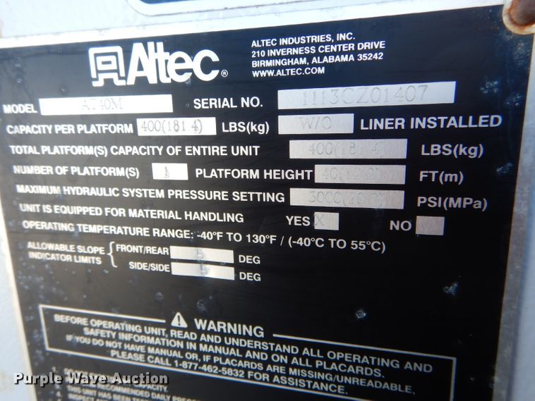 image for item DH6963 2013 Dodge Ram 5500 bucket truck