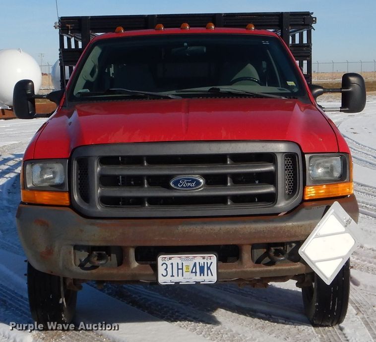 image for item DH6974 2000 Ford F550 Super Duty flatbed truck