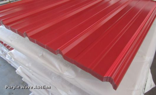 image for item EF9587 (60) sheets of metal roofing/siding