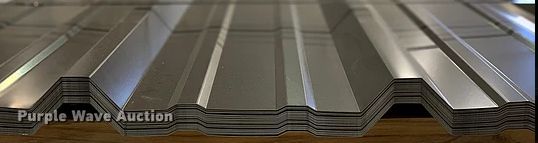 image for item EF9588 (90) sheets of metal roofing/siding