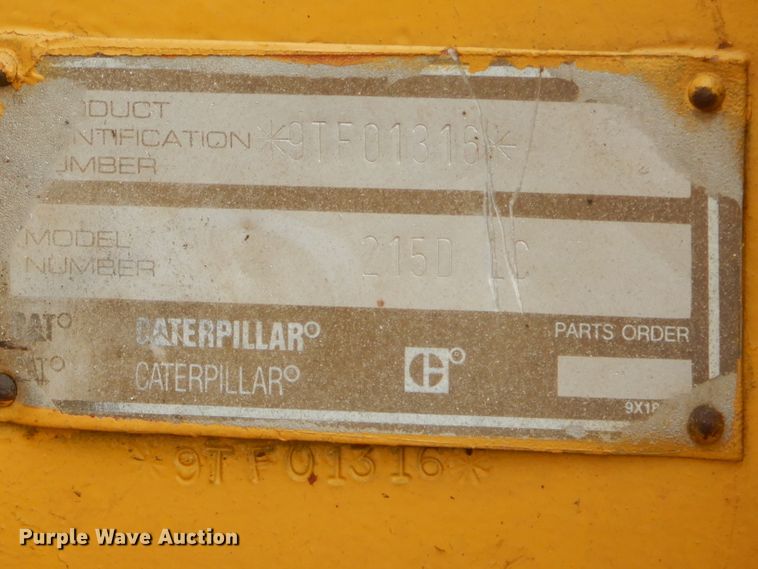 image for item GB9593 1990 Caterpillar 215D LC excavator