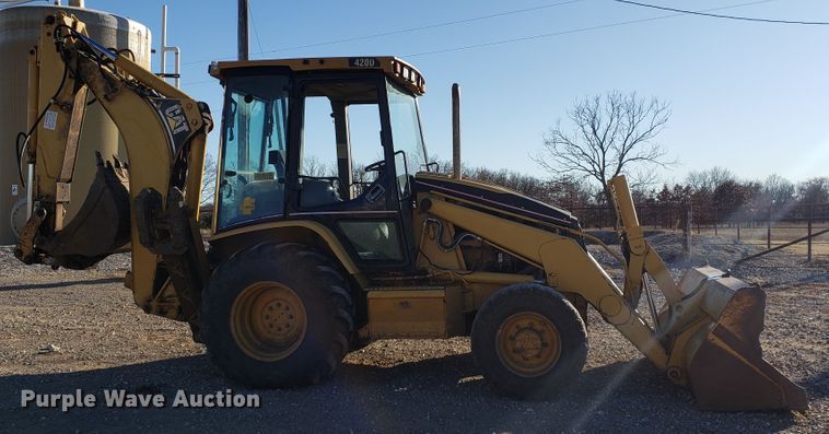 image for item GB9598 2002 Caterpillar 420D backhoe