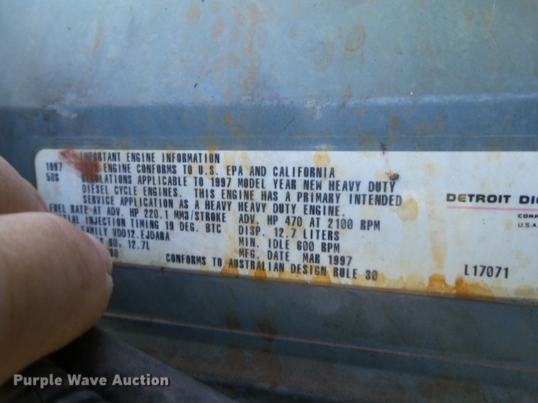 image for item GC9038 1996 Freightliner FLD dump truck