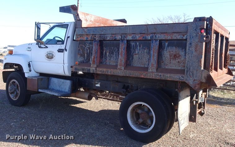 image for item GC9140 1990 Chevrolet Kodiak C50 dump truck