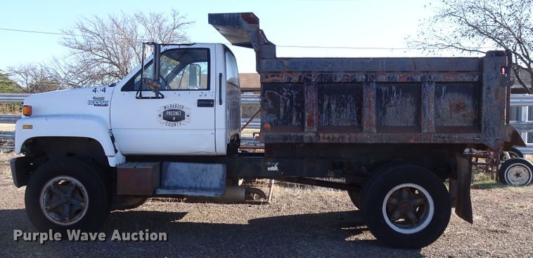 image for item GC9140 1990 Chevrolet Kodiak C50 dump truck