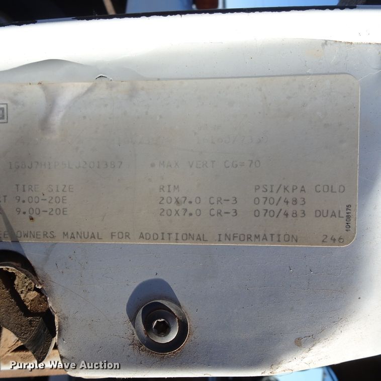 image for item GC9140 1990 Chevrolet Kodiak C50 dump truck