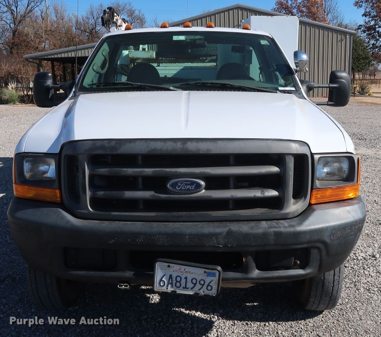 image for item GD9901 1999 Ford F550 Super Duty XL service truck with crane