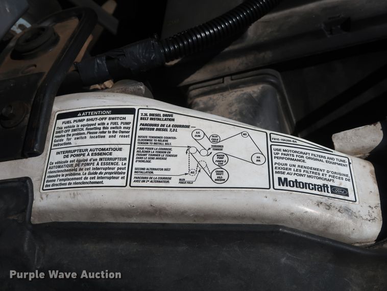 image for item GD9901 1999 Ford F550 Super Duty XL service truck with crane