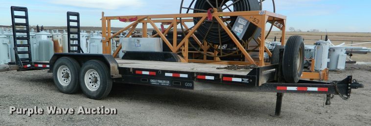image for item GE9861 2014 Eagle 7X20FTA70-14000 equipment trailer