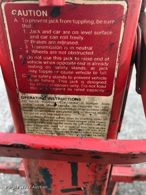 image for item BI9779 Walker 93688 bumper jack