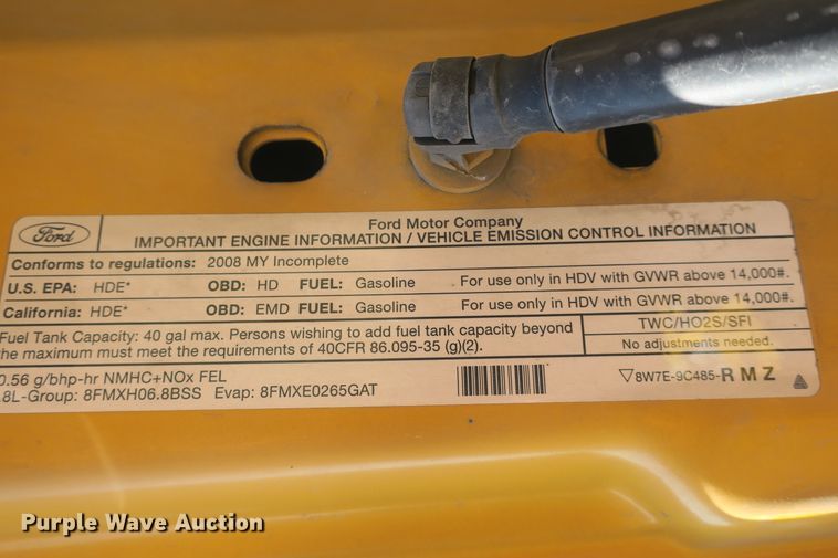 image for item DB10078 2008 Ford F450 Super Duty truck cab and chassis