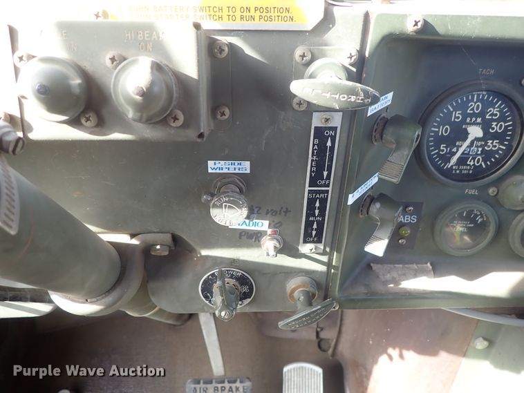 image for item DC3388 1984 American General M925 brush fire truck