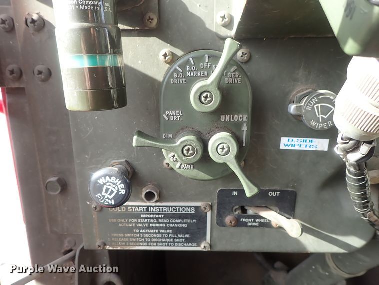 image for item DC3388 1984 American General M925 brush fire truck