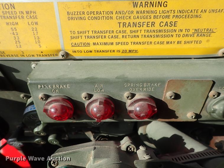 image for item DC3388 1984 American General M925 brush fire truck