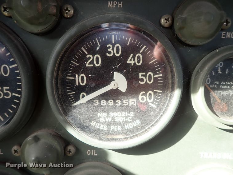 image for item DC3388 1984 American General M925 brush fire truck