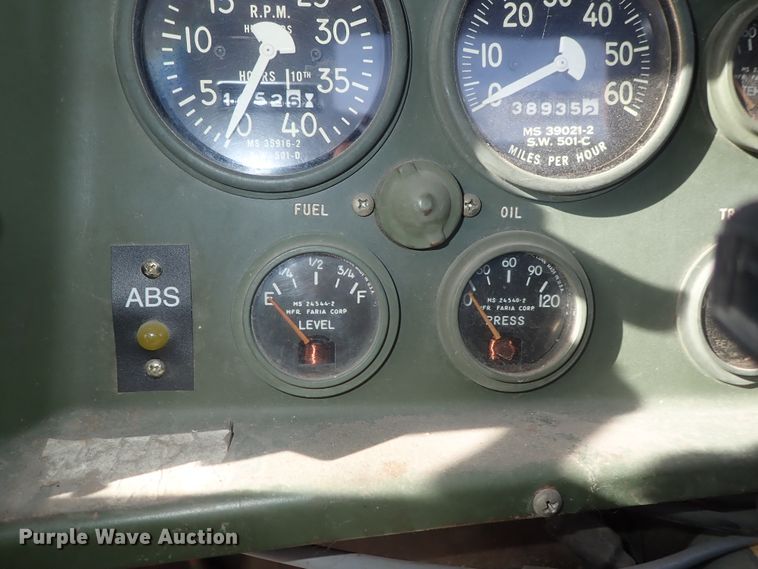 image for item DC3388 1984 American General M925 brush fire truck