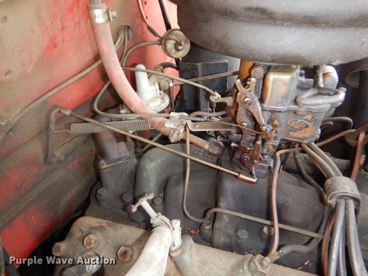 image for item DE0075 1952 Ford F5 fire truck