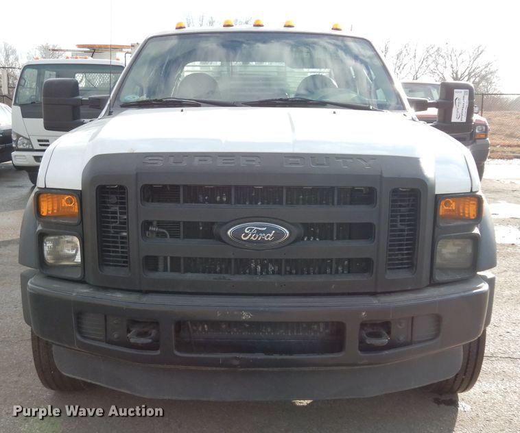 image for item DE4202 2008 Ford F450 Super Duty XL Crew Cab utility truck