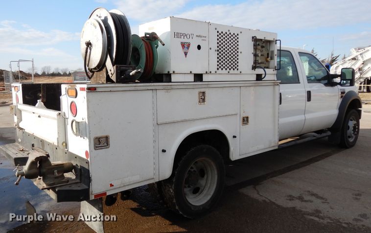 image for item DE4202 2008 Ford F450 Super Duty XL Crew Cab utility truck