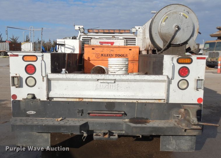 image for item DE4202 2008 Ford F450 Super Duty XL Crew Cab utility truck