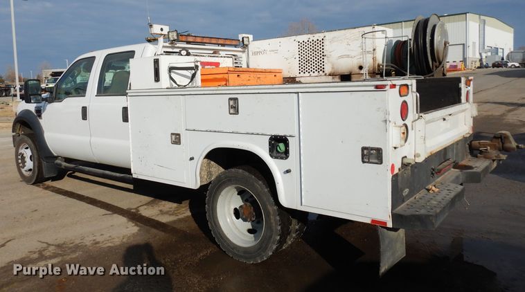 image for item DE4202 2008 Ford F450 Super Duty XL Crew Cab utility truck