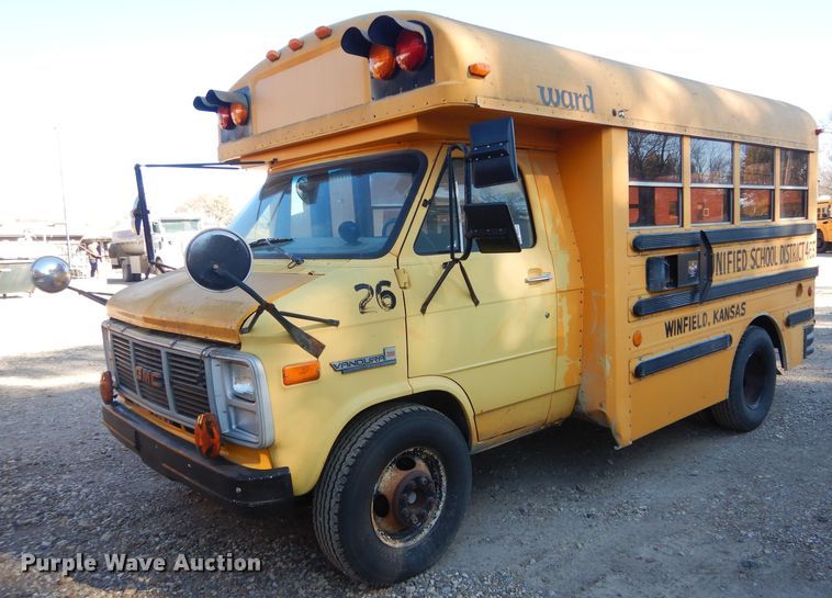 image for item DH3619 1991 GMC Vandura school bus