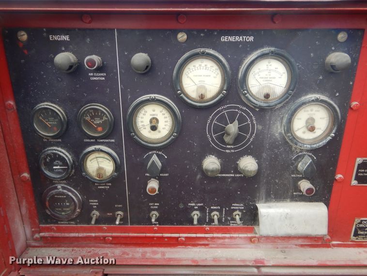 image for item DH6250 US Department of Defense MEP-005A generator