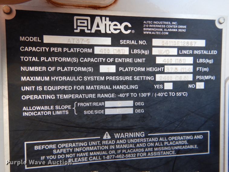 image for item DH6975 2011 Dodge Ram 5500HD bucket truck