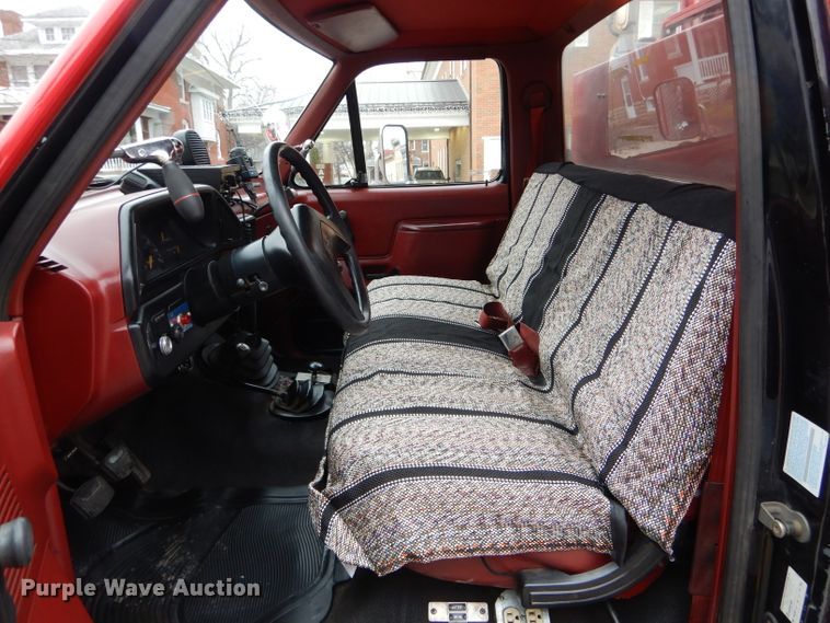 image for item DH6977 1987 Ford F350 Custom fire truck