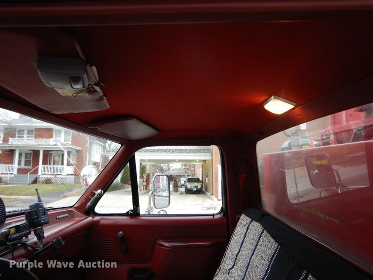 image for item DH6977 1987 Ford F350 Custom fire truck