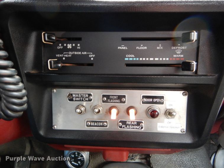 image for item DH6977 1987 Ford F350 Custom fire truck