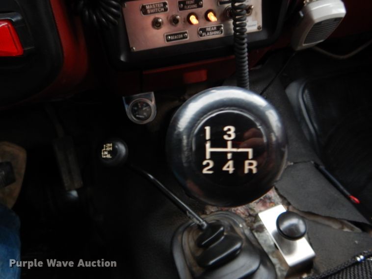 image for item DH6977 1987 Ford F350 Custom fire truck