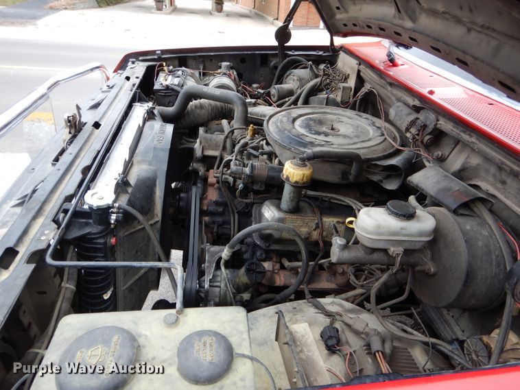 image for item DH6977 1987 Ford F350 Custom fire truck