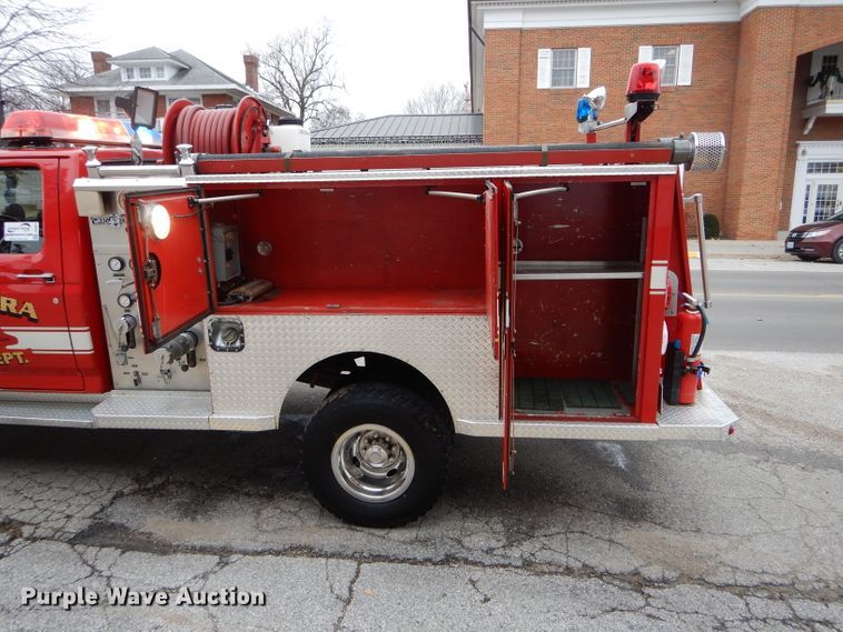 image for item DH6977 1987 Ford F350 Custom fire truck