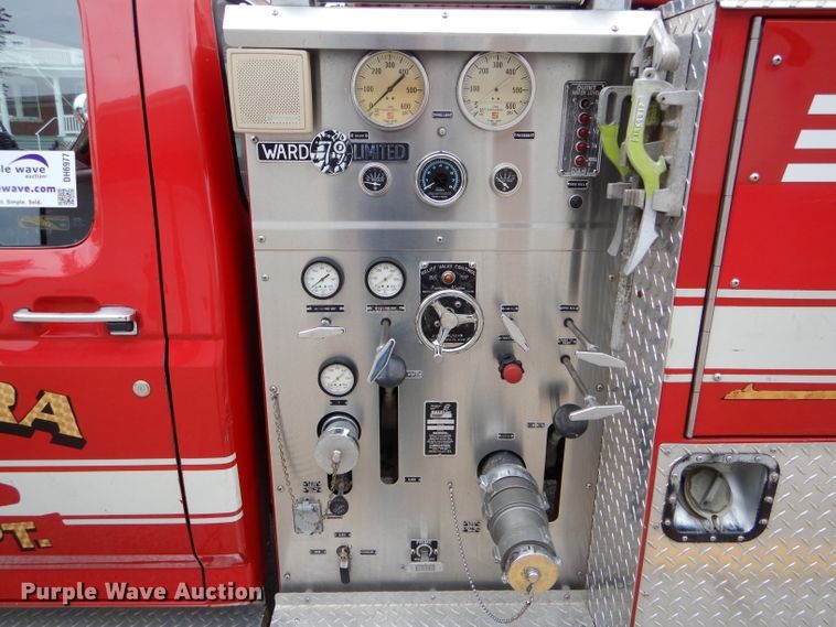 image for item DH6977 1987 Ford F350 Custom fire truck