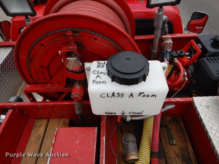 image for item DH6977 1987 Ford F350 Custom fire truck