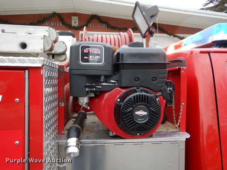 image for item DH6977 1987 Ford F350 Custom fire truck