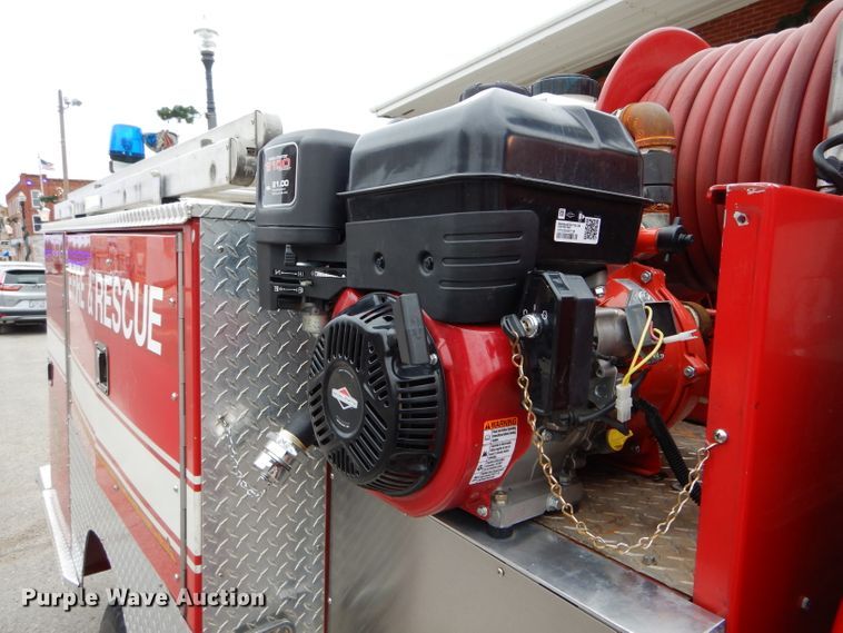 image for item DH6977 1987 Ford F350 Custom fire truck