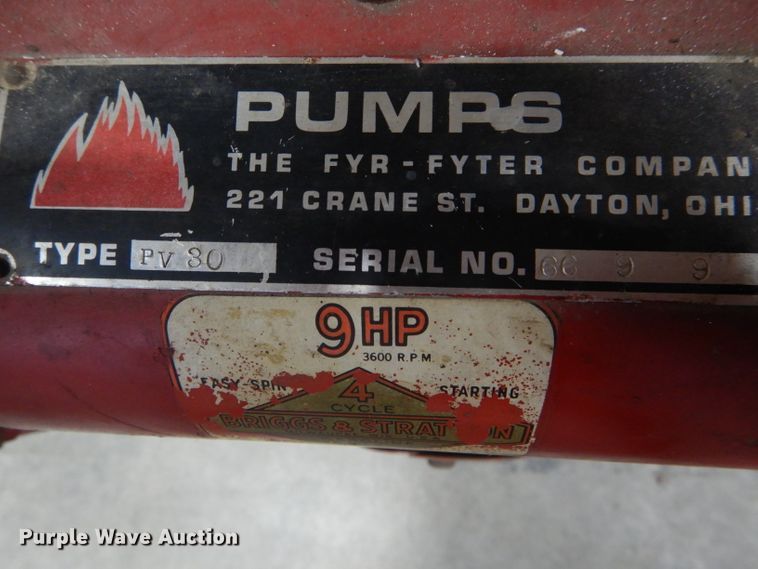 image for item DH6993 Thre FYR-FYTER Co pump
