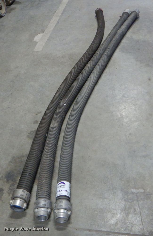 (3) flexible hard suction hoses in Cameron, MO Item DH6995 sold
