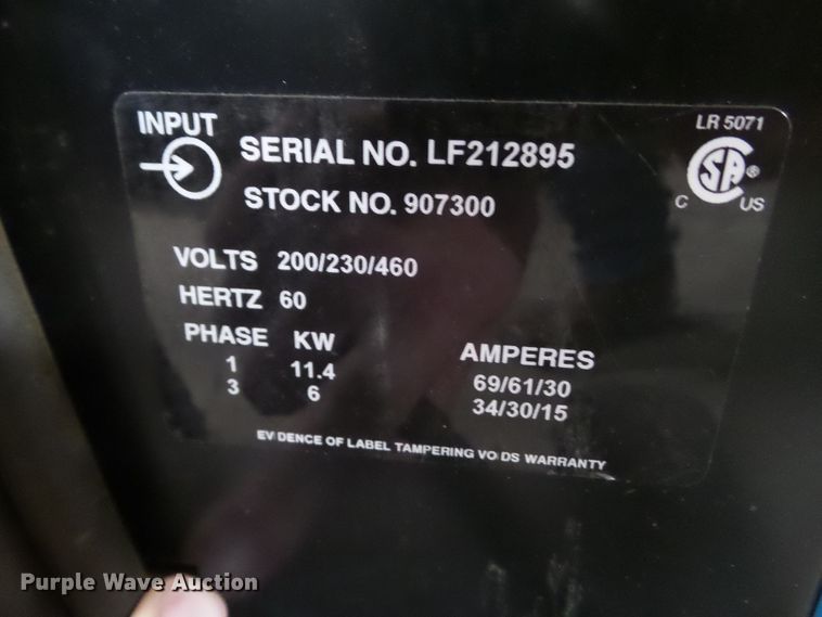 image for item EM9879 Millermatic 350P welder