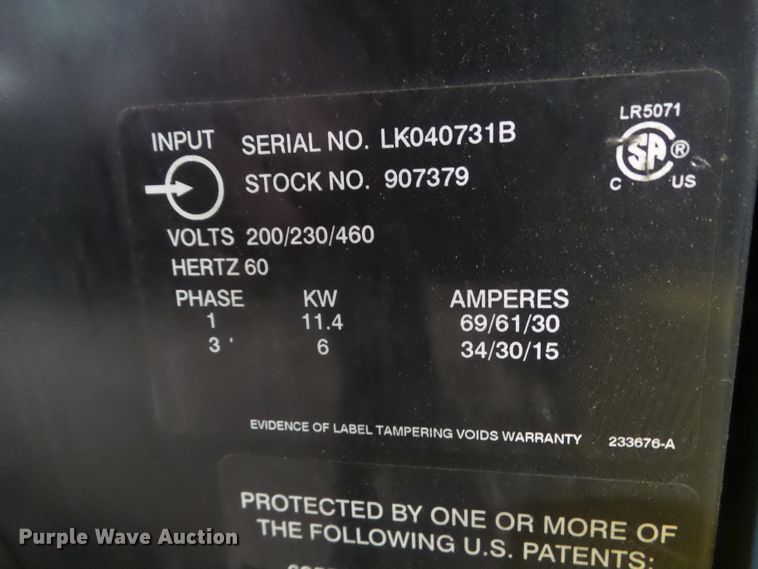 image for item EM9880 Millermatic 350P welder